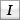 Italic text icon